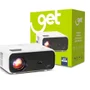 Projetor Portátil Get Vision, 5000 Lumens, Resolução Full Hd, Com HDMI, Usb E Av