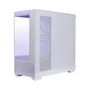 Gabinete Cooler Master Elite 690 Wood Branco Vidro Panoramico 3 Fans ARGB  E690-whnn-s00
