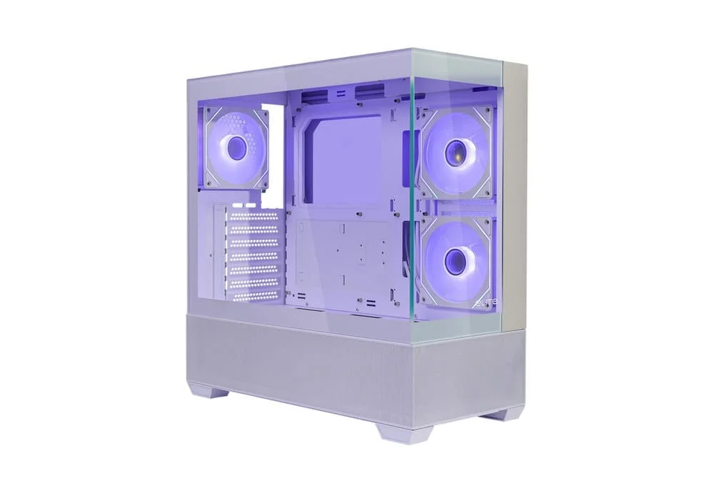 Gabinete Cooler Master Elite 690 Wood Branco Vidro Panoramico 3 Fans ARGB E690-whnn-s00 Gabinete Cooler Master Elite 690 Wood Branco Vidro Panoramico 3 Fans ARGB E690-whnn-s00
