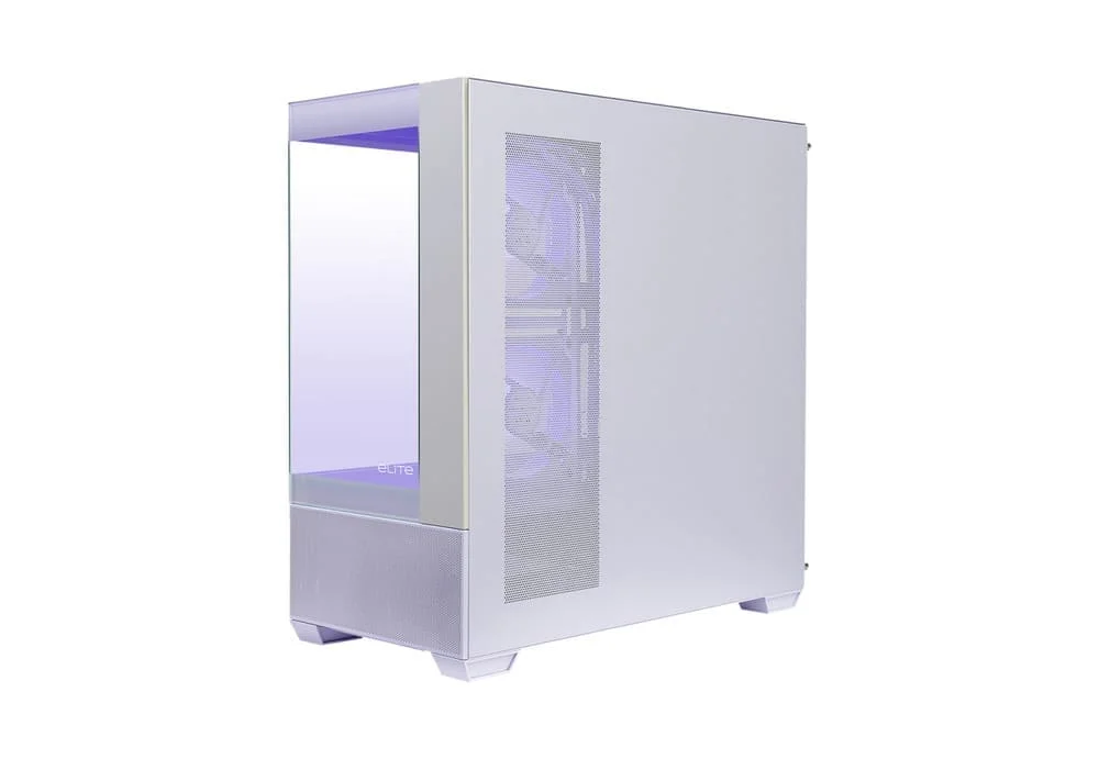 Gabinete Cooler Master Elite 690 Wood Branco Vidro Panoramico 3 Fans ARGB E690-whnn-s00 Gabinete Cooler Master Elite 690 Wood Branco Vidro Panoramico 3 Fans ARGB E690-whnn-s00