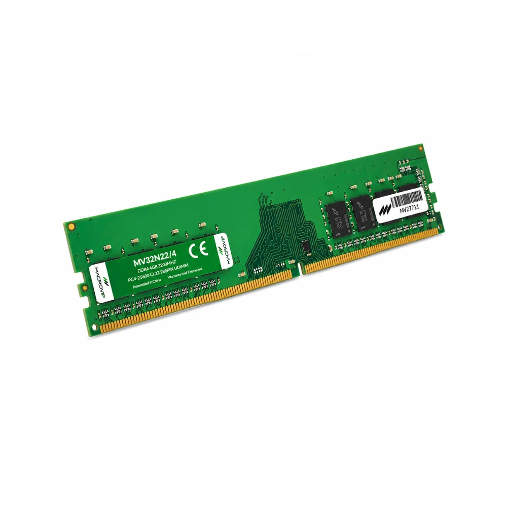 Memória Ram Para PC Macrovip Ddr4 4gb 3200mhz – Mv32n22/4