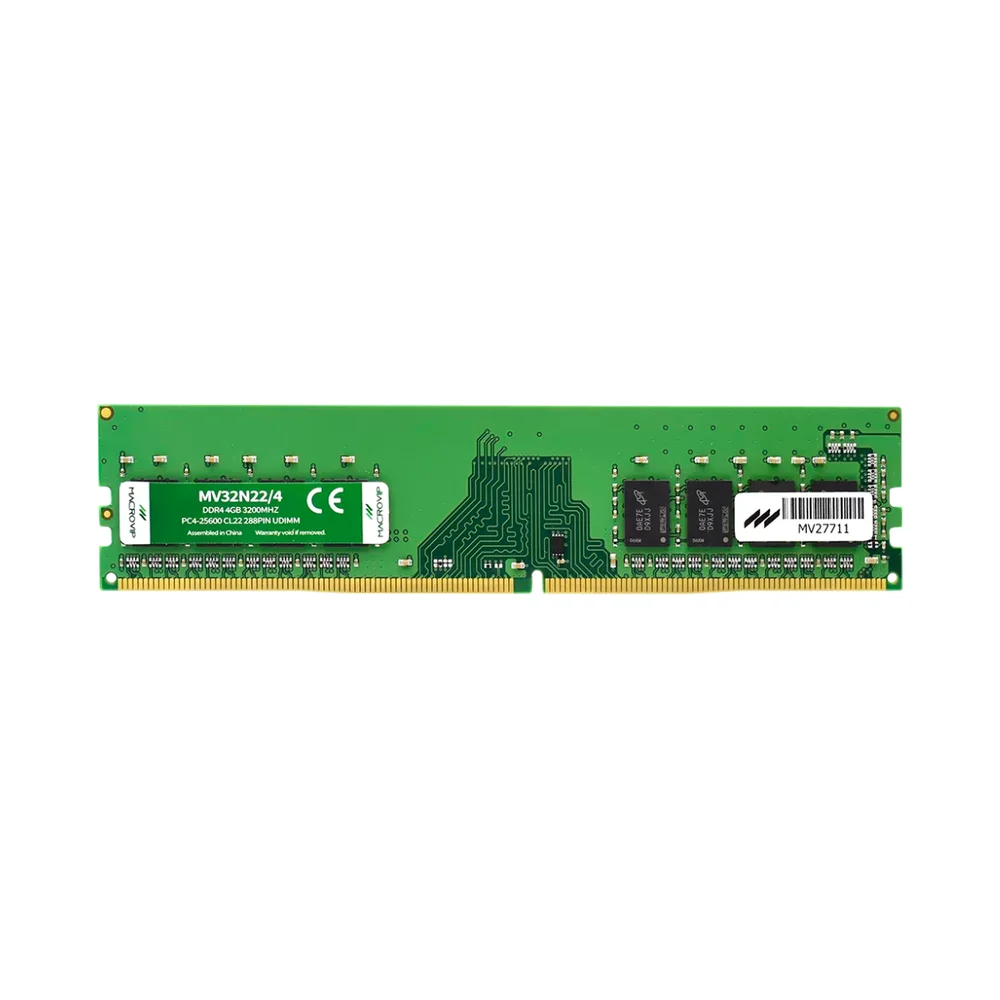 Memória Ram Para PC Macrovip Ddr4 4gb 3200mhz – Mv32n22/4