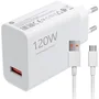 Carregador Xiaomi 120w Hypercharge Kit Usb De 120 Watts + Cabo Usb-c