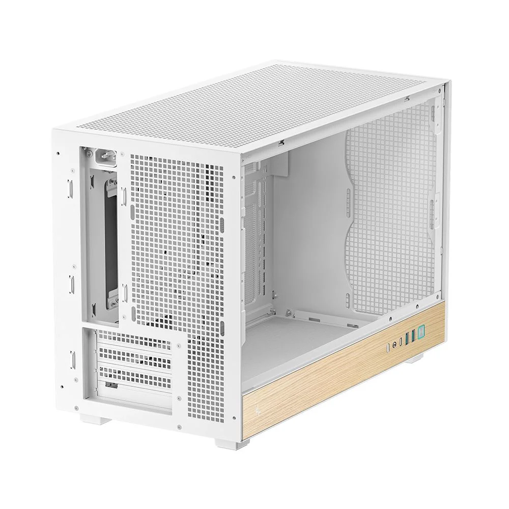 Gabinete Gamer Deepcool Ch260 Wood Micro-atx Sem Fans Branco Gabinete Gamer Deepcool Ch260 Wood Micro-atx Sem Fans Branco