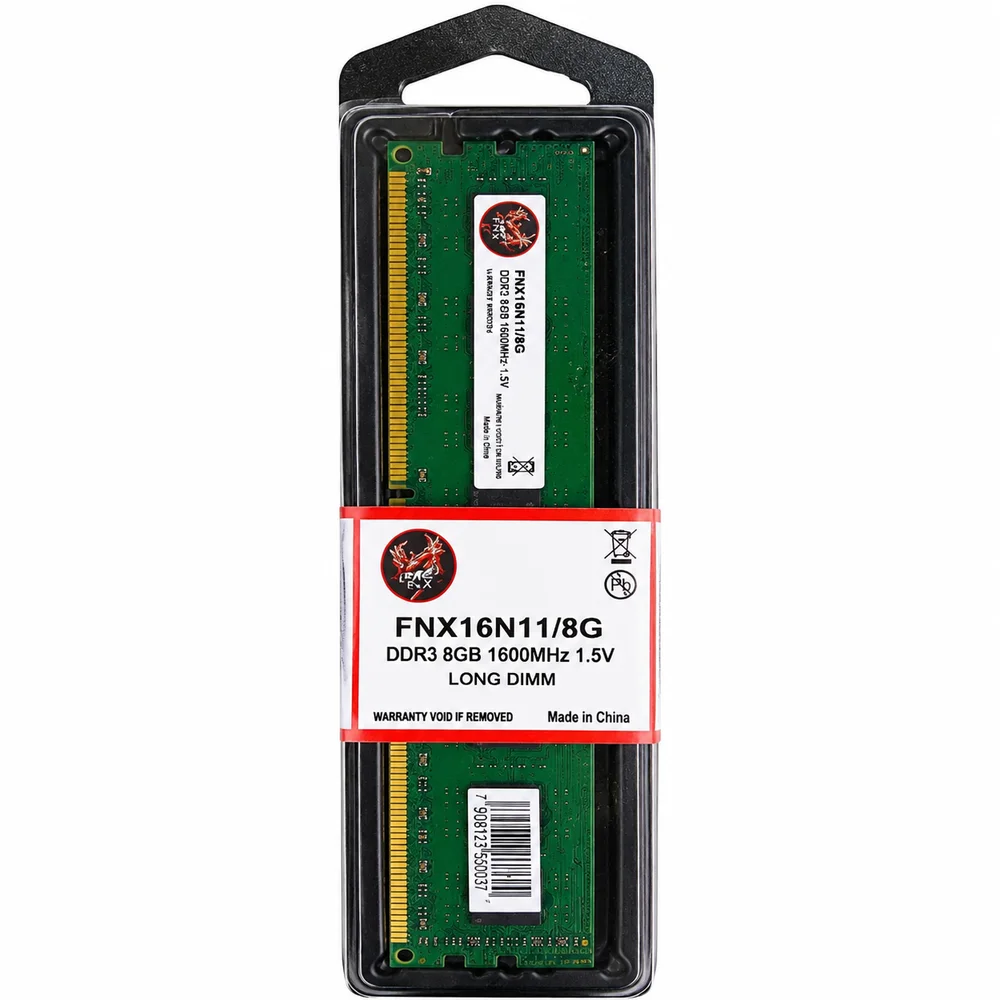 Memória Ram Ddr3 8GB 1600mhz Fnx Fnx16n11/8g Desktop Memória Ram Ddr3 8GB 1600mhz Fnx Fnx16n11/8g Desktop