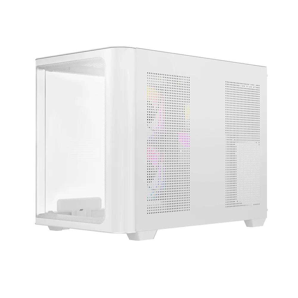 Gabinete Gamer Ocypus Iota C50 Curve Atx ARGB Digital Com Fan Branco Gabinete Gamer Ocypus Iota C50 Curve Atx ARGB Digital Com Fan Branco
