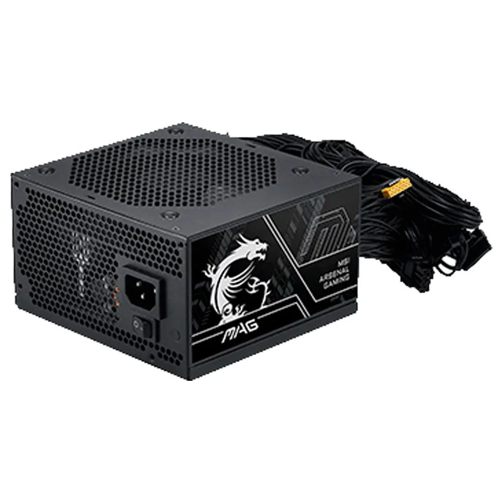 Fonte De Alimentação Msi 750w Mag A750bn PCie5 Iii 80 Plus Bronze Atx PCie 5.0 - 306-7zptx19-hd8 Fonte De Alimentação Msi 750w Mag A750bn PCie5 Iii 80 Plus Bronze Atx PCie 5.0 - 306-7zptx19-hd8