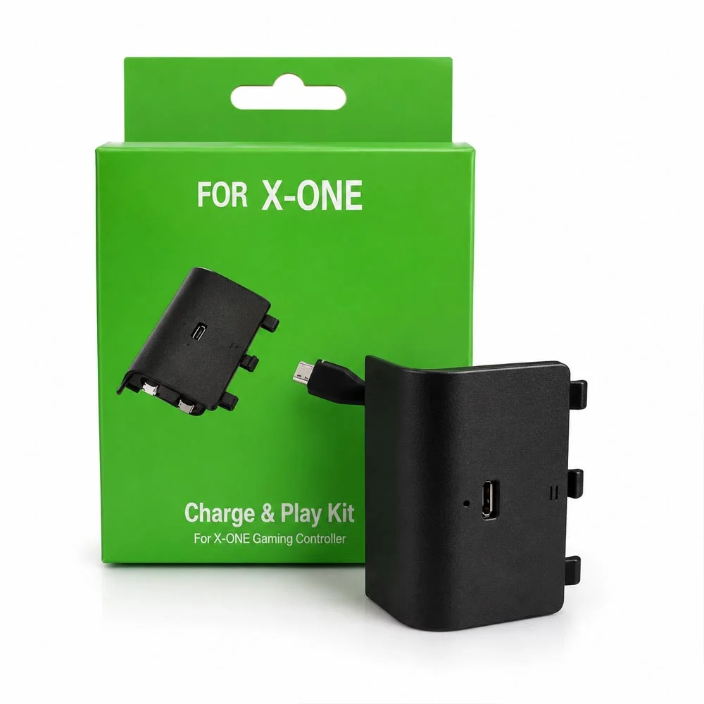 Bateria E Cabo De Recarga Usb Compatível Com Controle Sem Fio X Box One