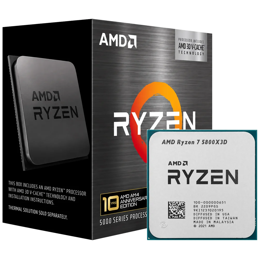 m*1様 AMD Ryzen 7 5800X3D ネコポス配送 Processador Amd Ryzen 7 5800x3d Socket Am4 34ghz