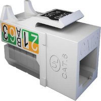 Conector Fêmea Sohoplus Cat.6 T568a/B - Branco