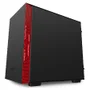 Gabinete H210 Matte Black/Red - Ca-H210b-Br