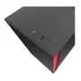 Gabinete H210 Matte Black/Red - Ca-H210b-Br