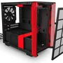 Gabinete H210 Matte Black/Red - Ca-H210b-Br