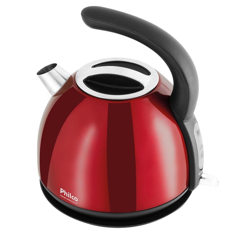 Chaleira Elétrica Philco Classic Inox Red - 220V Chaleira Elétrica Philco Classic Inox Red - 220V