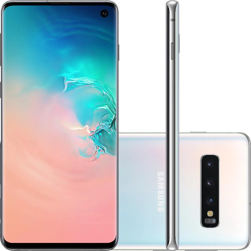 Samsung Galaxy S10 128GB Android 90 Tela 61 Branco