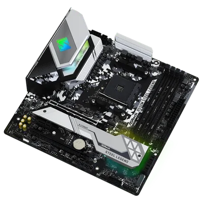 Placa Me AsRock B550M Steel Legend KaBuM