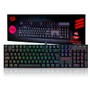 Teclado USB Gamer Redragon Mecanico Mitra Preto RGB PT/BR ABNT2 K551RGB-1-PT-RED