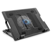Suporte para Notebook de 9 a 17 Polegadas Multi, com Cooler 12cm, com LED e USB, Preto - AC166