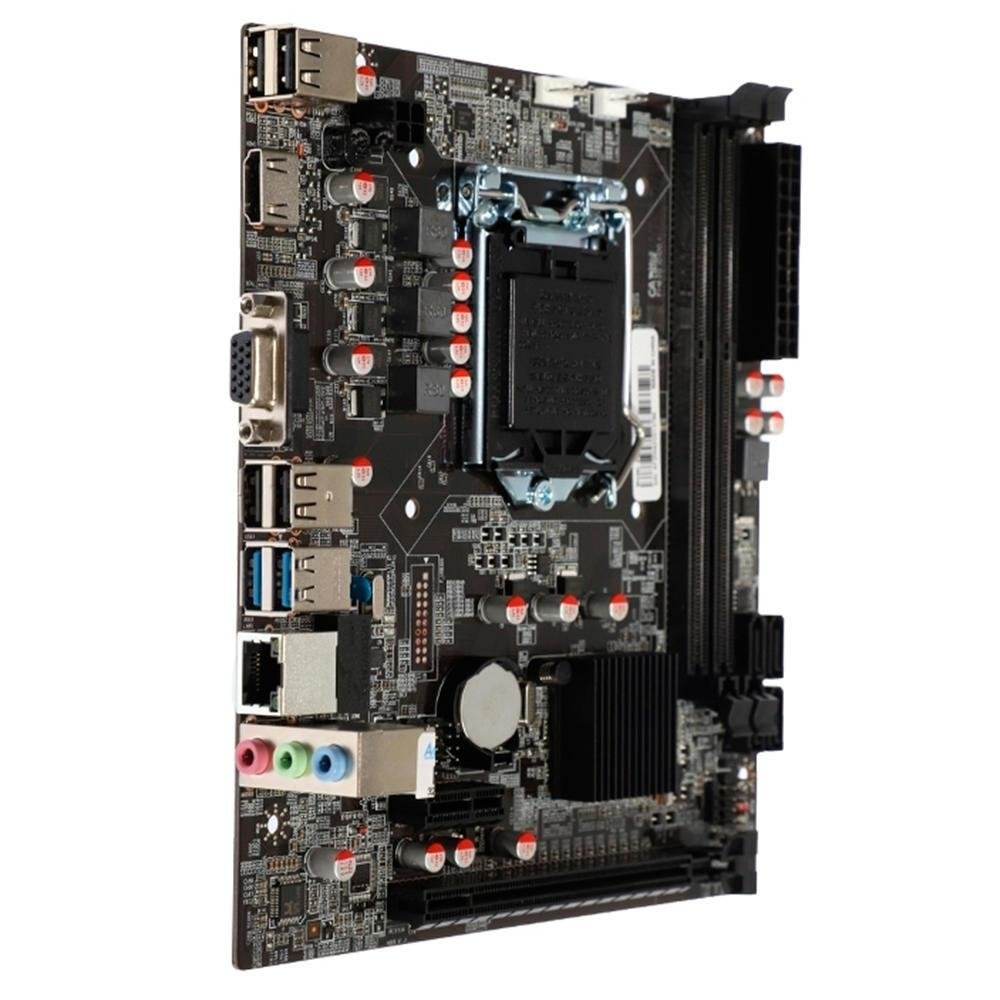 Placa-Mãe BRX, Intel H81 4ª Geração LGA 1150, mATX, DDR3 Até 8GB, VGA, HDMI, USB 3.0 - IH81-MA6