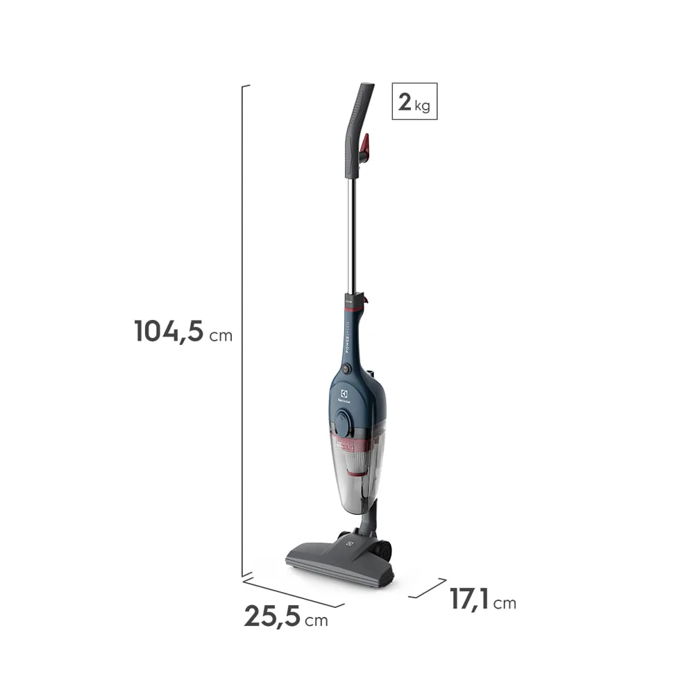 Aspirador de Pó Vertical PowerSpeed Electrolux STK13A, 1000W, 1,2L 2 em 1, 220V Aspirador de Pó Vertical PowerSpeed Electrolux STK13A, 1000W, 1,2L 2 em 1, 220V