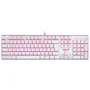 Teclado Mecânico Gamer Redragon Mitra, Switch Outemu Blue, LED, ABNT2, Branco - K551W (BLUE)