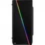Gabinete Gamer Mini Tower Mini Cylon  AeroCool, Led RGB, Preto