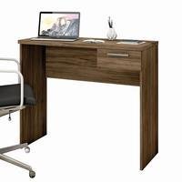 Mesa De Escritório Notável Nt2000 C/ 1 Gaveta - Nogal Trend