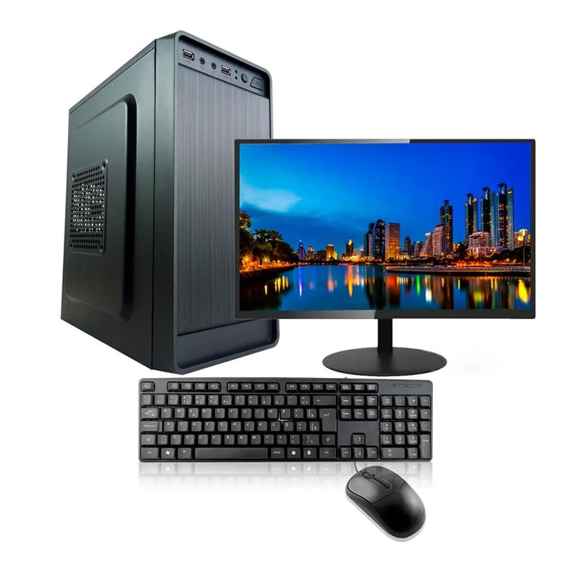 新品Cori3 10100/8G/SSD256+500G/Ofice2019HB Computador I3 8GB HD 500GB Monitor 19 KaBuM