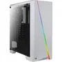 Gabinete Gamer Aerocool Mid Tower, Rgb Cylon, Branco