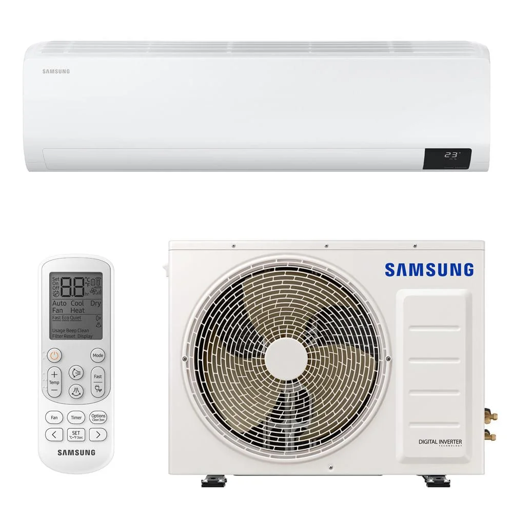 Ar Condicionado Split Digital Inverter Ultra, Samsung, 18.000 Btus, Quente/Frio, 220V Monofásico - AR18TSHZDWKNAZ Ar Condicionado Split Digital Inverter Ultra, Samsung, 18.000 Btus, Quente/Frio, 220V Monofásico - AR18TSHZDWKNAZ