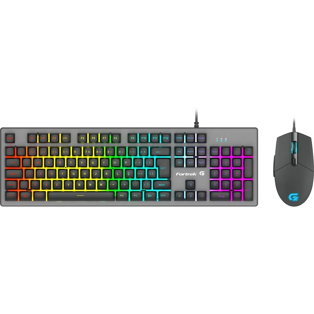 Kit Teclado E Mouse Fortrek Gamer Ranger - 70551 Kit Teclado E Mouse Fortrek Gamer Ranger - 70551