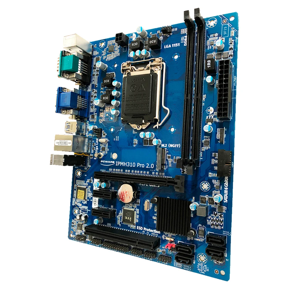 Placa-Mãe PCWare PRO R.2, Intel LGA 1151 8ª e 9ª Geração, DDR4 - IPMH310G Placa-Mãe PCWare PRO R.2, Intel LGA 1151 8ª e 9ª Geração, DDR4 - IPMH310G