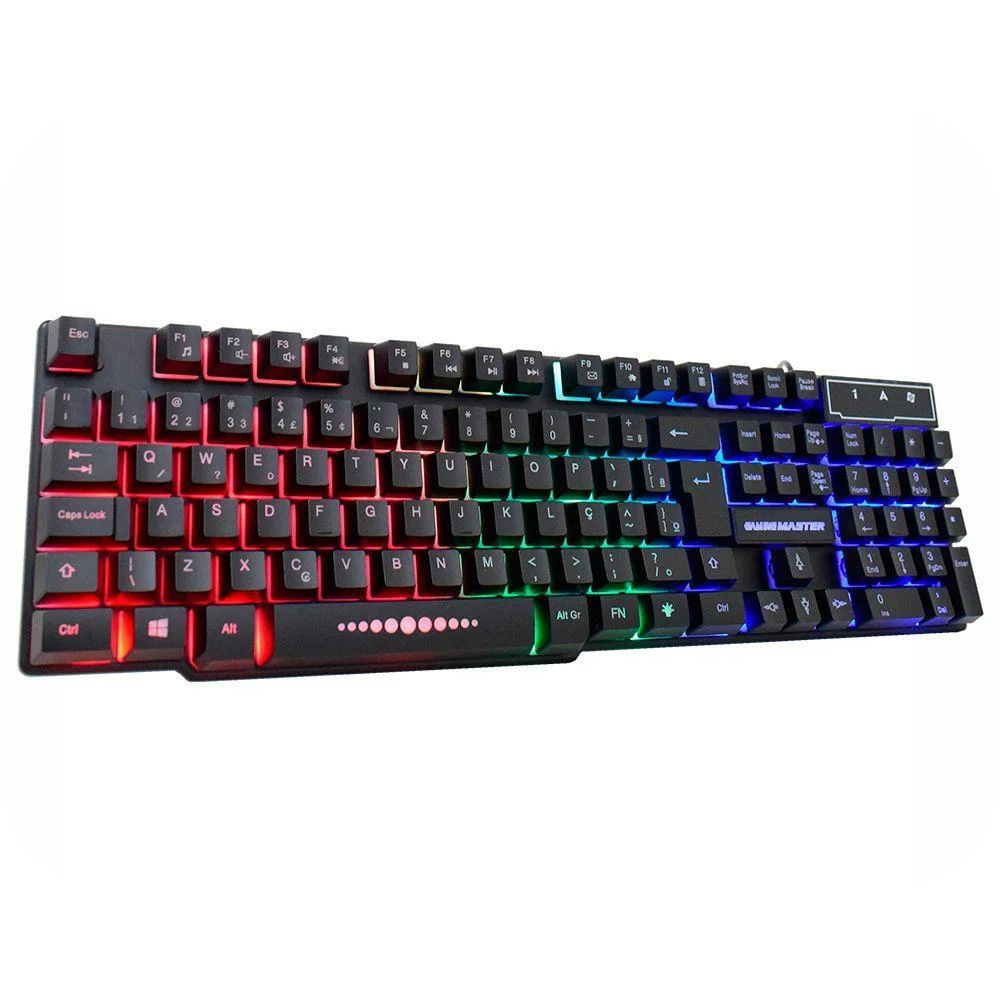 Teclado Gamer K-mex Km-5228, Teclas Multimídias, Anti Ghosting, ABNT2 Teclado Gamer K-mex Km-5228, Teclas Multimídias, Anti Ghosting, ABNT2