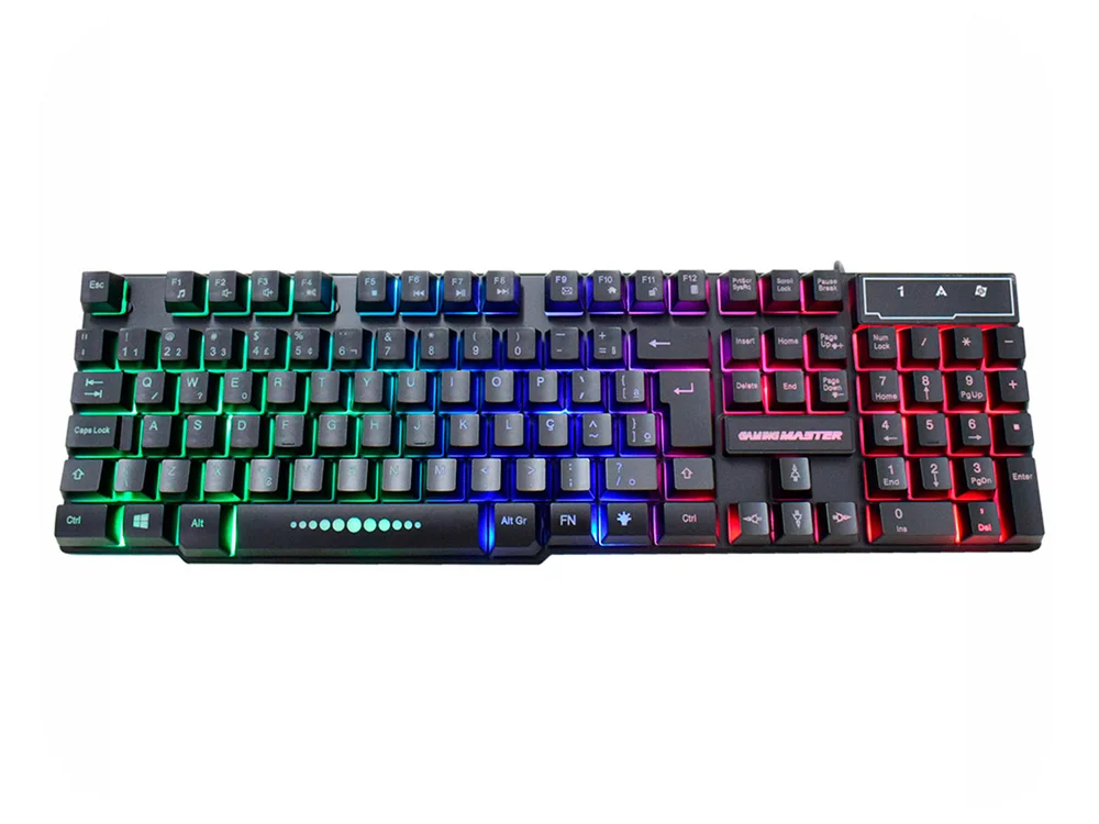 Teclado Gamer K-mex Km-5228, Teclas Multimídias, Anti Ghosting, ABNT2 Teclado Gamer K-mex Km-5228, Teclas Multimídias, Anti Ghosting, ABNT2