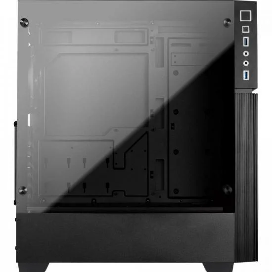 Gabinete Gamer Aerocool Playa, Mid Tower, RGB, ATX, Lateral em Vidro Temperado, Preto - Playa-G-Bk-V1 Gabinete Gamer Aerocool Playa, Mid Tower, RGB, ATX, Lateral em Vidro Temperado, Preto - Playa-G-Bk-V1