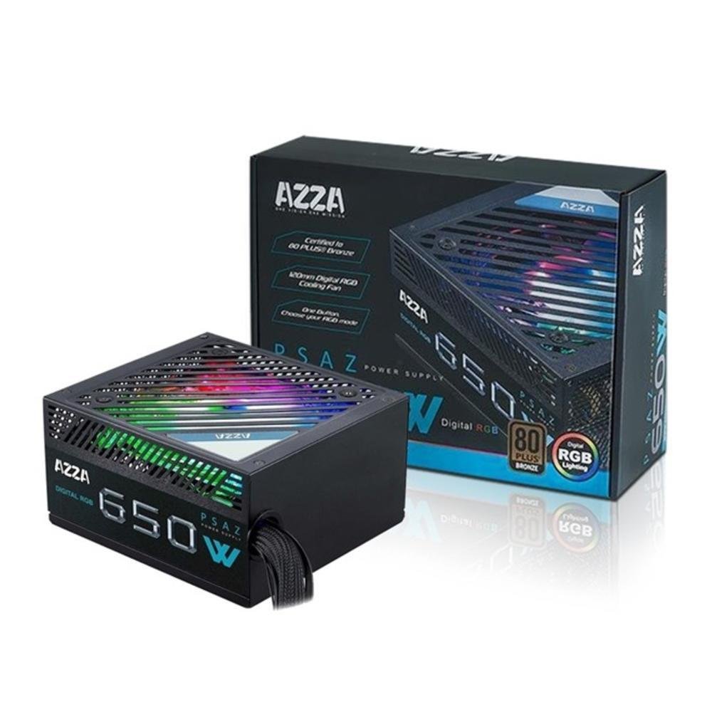 Fonte 650W Rgb 80 Plus Bronze KaBuM