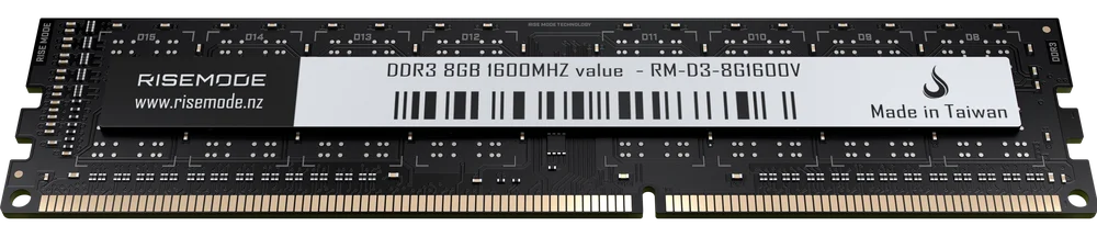 Memória RAM Rise Mode, 8GB, 1600MHz, DDR3, CL11 - RM-D3-8G1600V Memória RAM Rise Mode, 8GB, 1600MHz, DDR3, CL11 - RM-D3-8G1600V