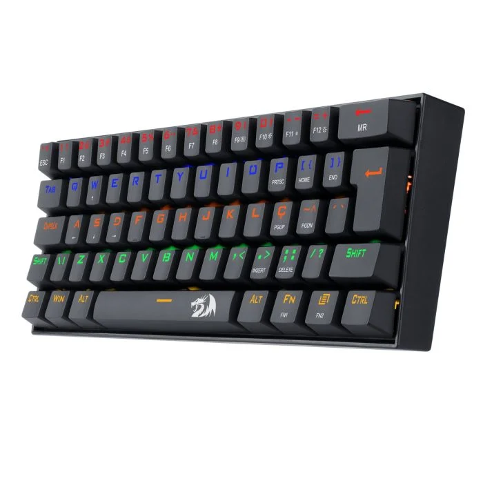 Teclado Gamer Redragon Lakshmi Rainbow, Switch Azul - K606r Teclado Gamer Redragon Lakshmi Rainbow, Switch Azul - K606r