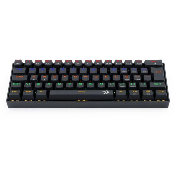 Teclado Gamer Redragon Lakshmi Rainbow, Switch Azul - K606r Teclado Gamer Redragon Lakshmi Rainbow, Switch Azul - K606r