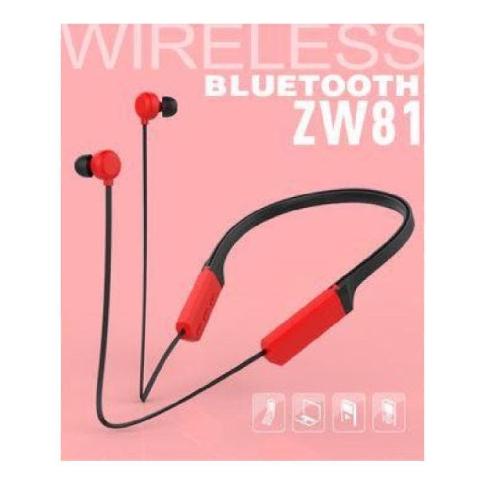 Fone Bluetooth Zw-81 Vermelho