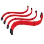 Cabo Sleeved Rise Mode Full Red Vermelho 4 Kit RM-SL-FR 30cm
