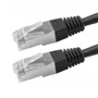 Cabo De Rede 5+ Patch Cord Cat5e Ftp Blindado Gigabit, 10m, Preto