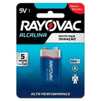 Bateria Alcalina 9V Com 1 20984