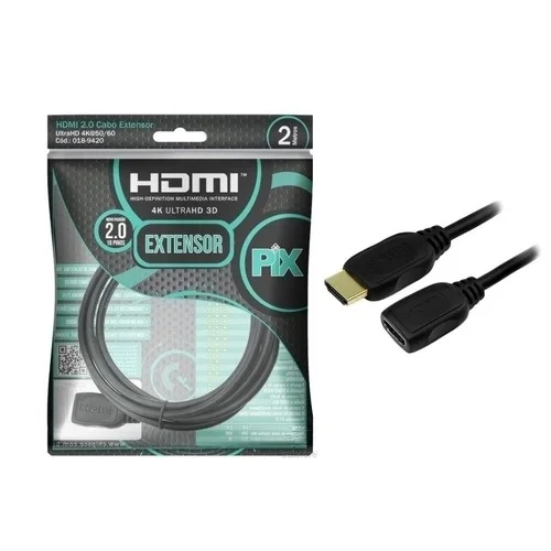 Cabo Hdmi Macho X Hdmi Fêmea