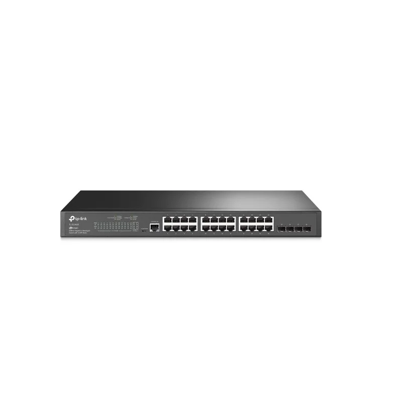Switch Tp-Link Jetstream, 24 Portas Gigabit, 4 Portas Sfp, Gerenciável - Tl-Sg3428