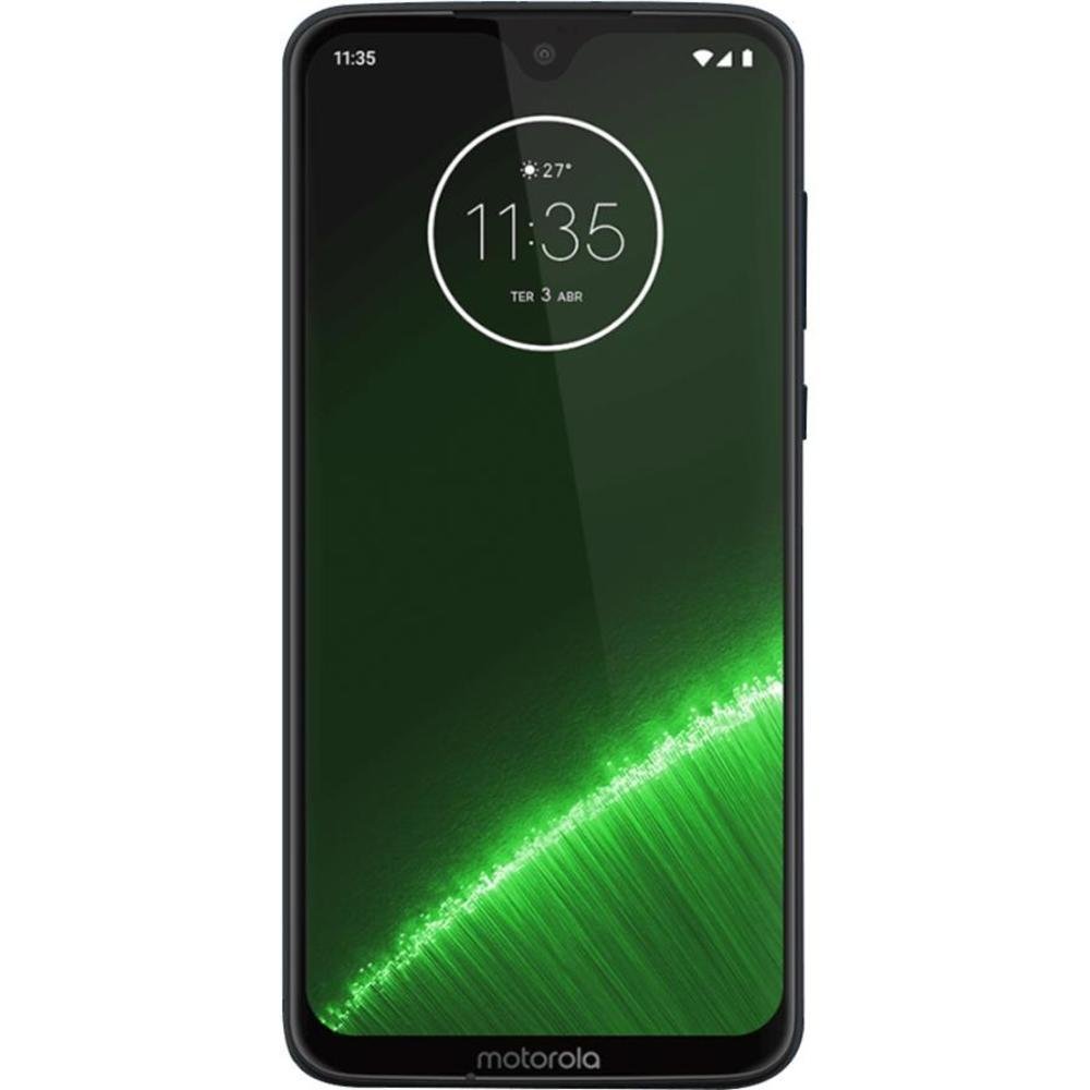 Usado: Motorola Moto G7 Plus 64GB 4GB RAM 1.8ghz Quad-core + 1.6ghz Quad-core, 16 mp + 5 mp, 6.2 Polegadas, Índigo - Bom