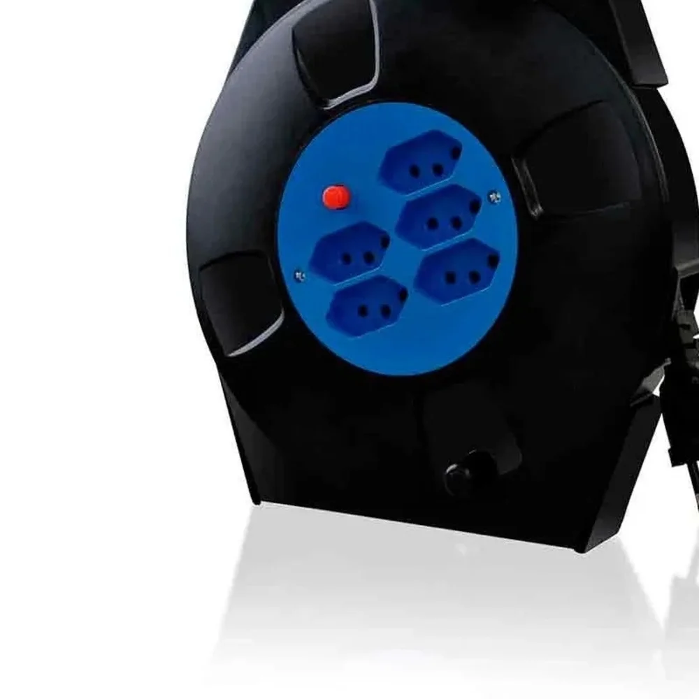 Extensão Retrátil, 5 Tomadas, 10 Metros Multi - WI279.