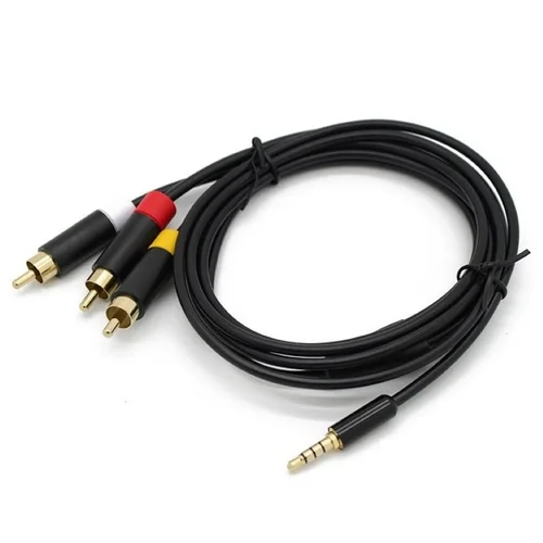 Cabo Av Audio E Video Compatível Com Xbx 360 Super Slim