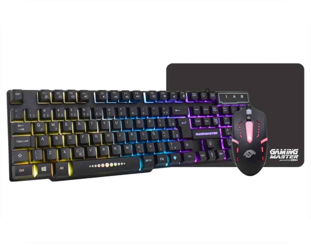 Kit Teclado Mouse E Mousepad Gamer
