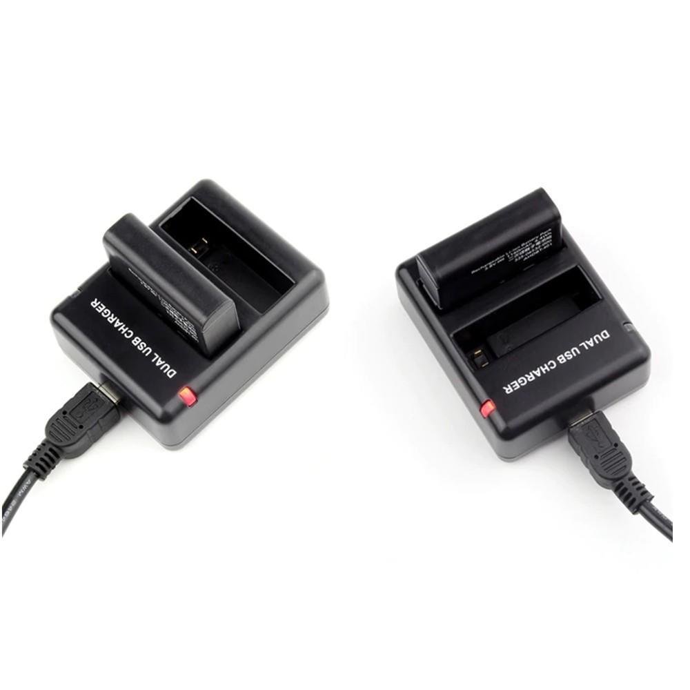 Carregador Duplo De Bateria Para Câmera Gopro 4 Black E Silver